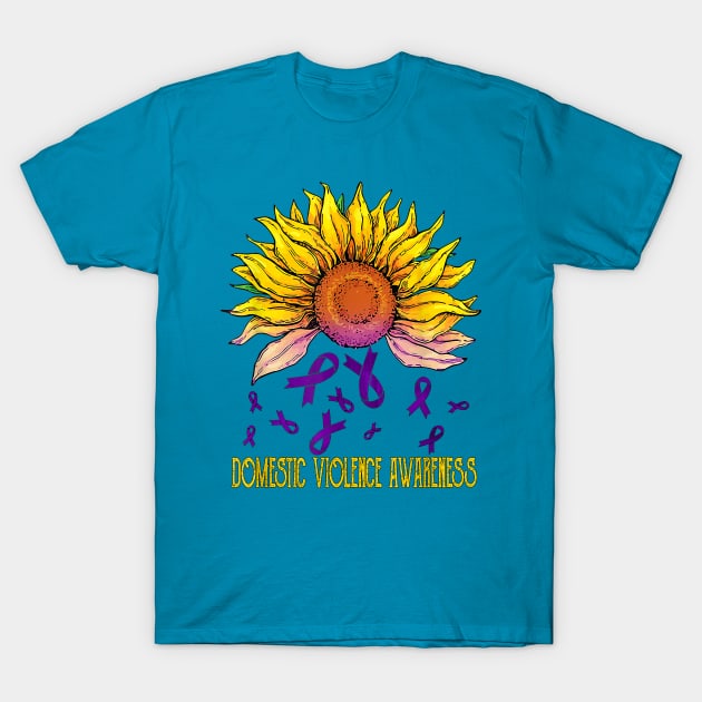 Domestic Violence Awareness T-Shirt by sevalyilmazardal